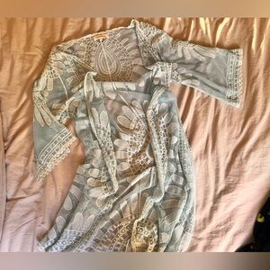 ✨Elegant Sheer Lace Duster